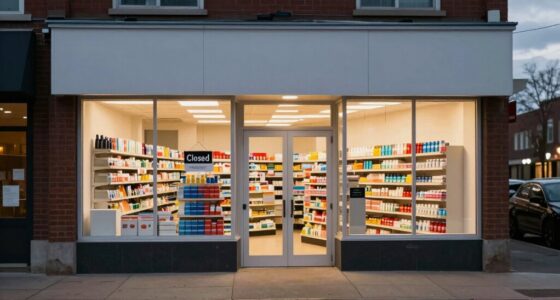 holiday drugstore closing times