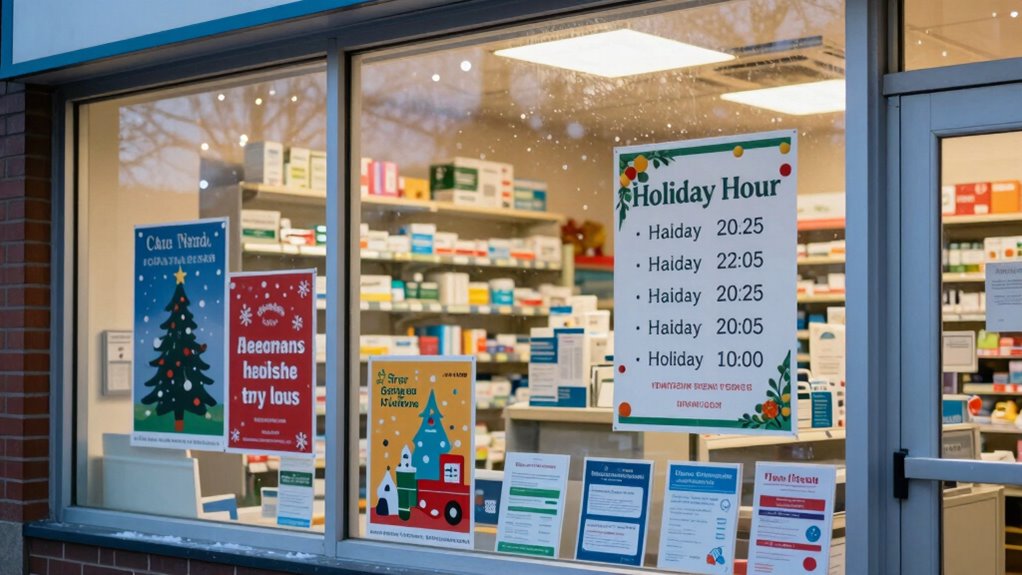 holiday pharmacy hours information