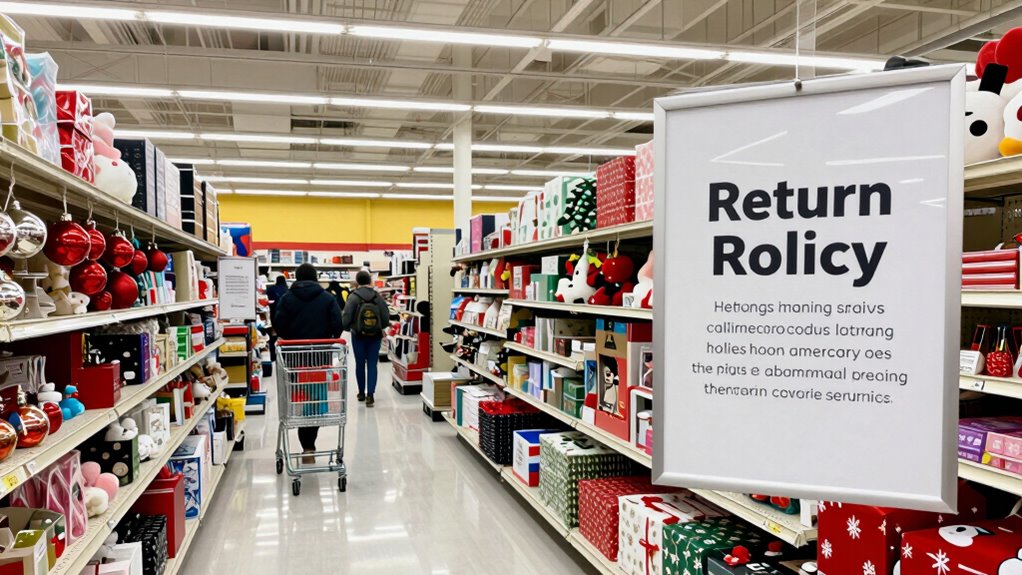 holiday return policies and procedures