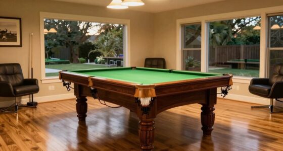 ideal room size for pool