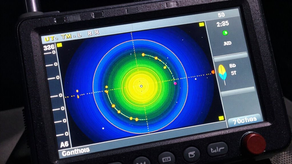 interpreting underwater mapping signals