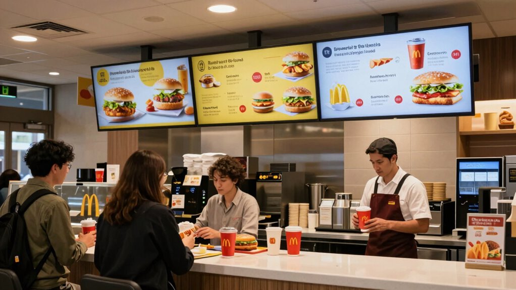 mcdonald s menu transition times