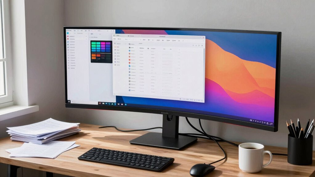 optimized ergonomic workspace setup