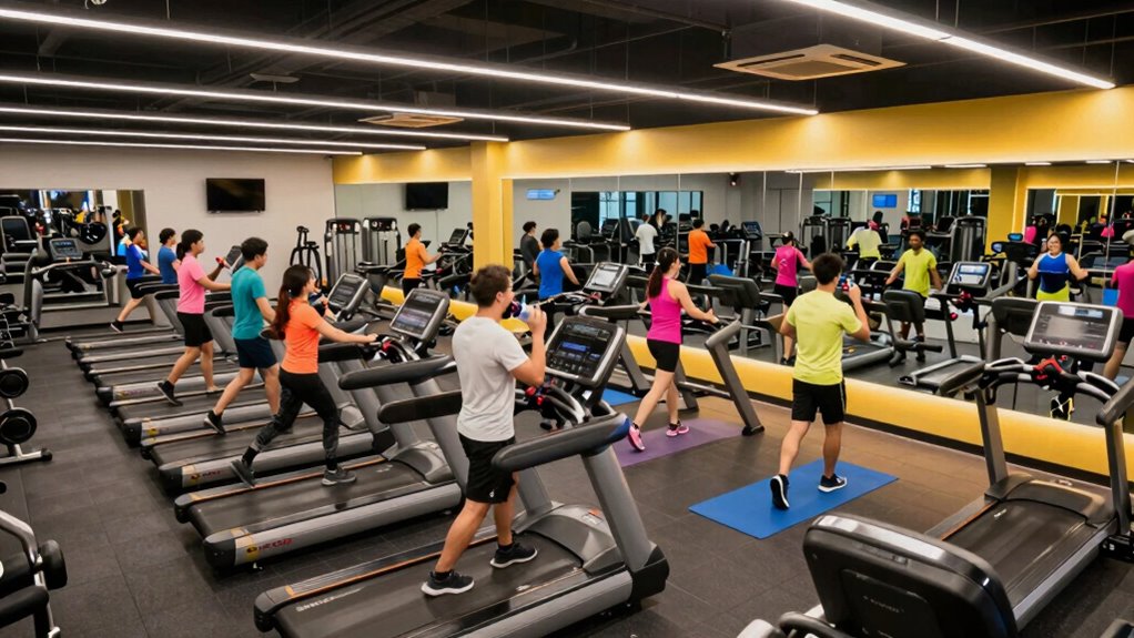 peak gym hours after work