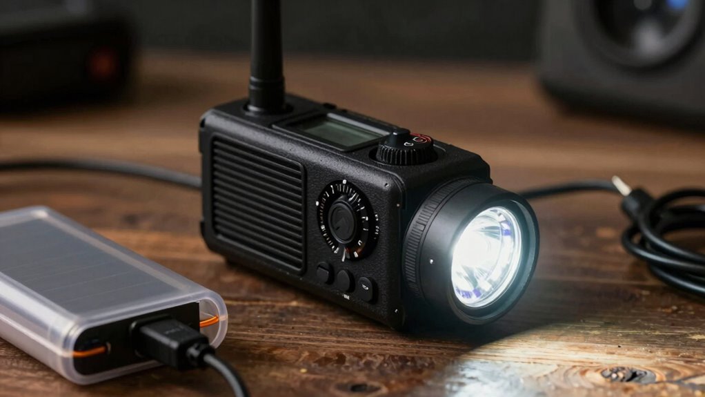 power outage radio features