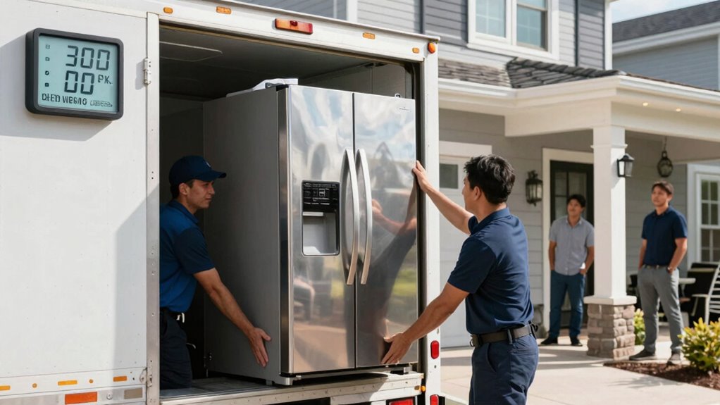 proper large appliance delivery coordination