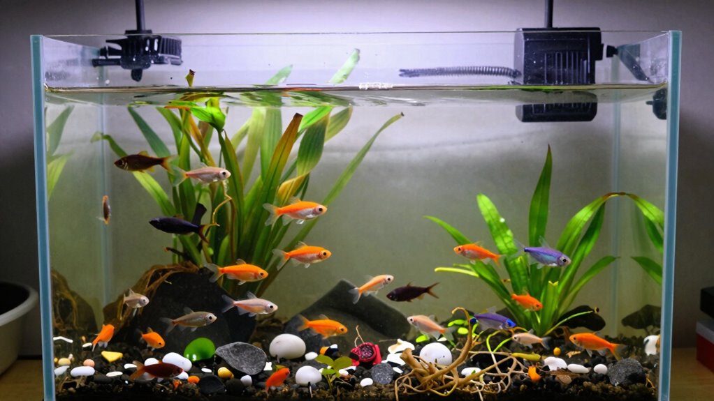 proper tank size and setup