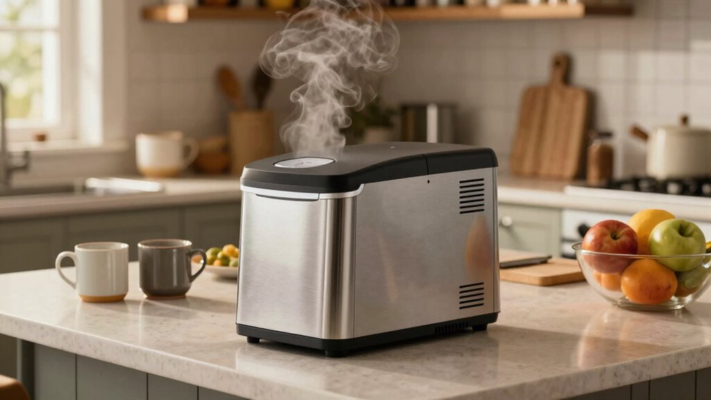 quiet efficient ice maker operation