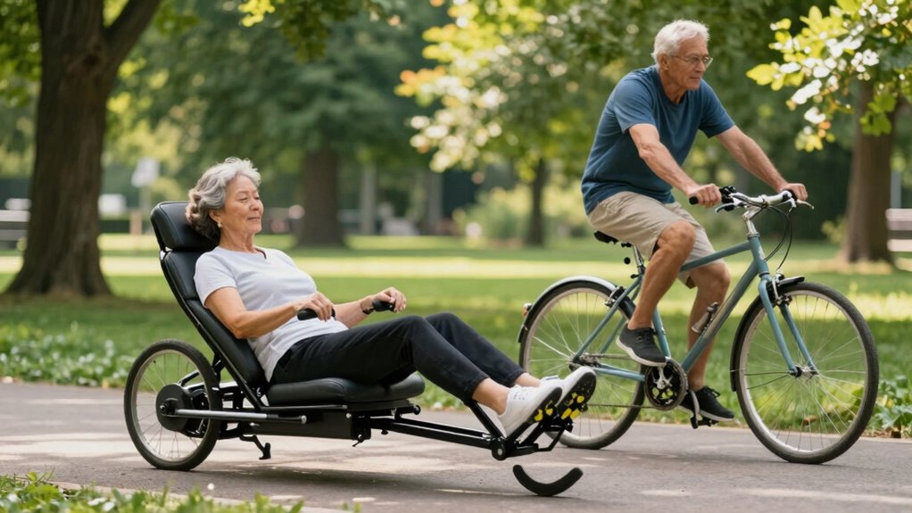 recumbent vs upright bike
