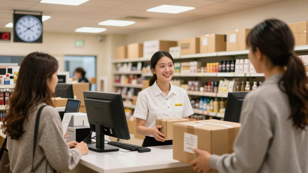 returning orders close time