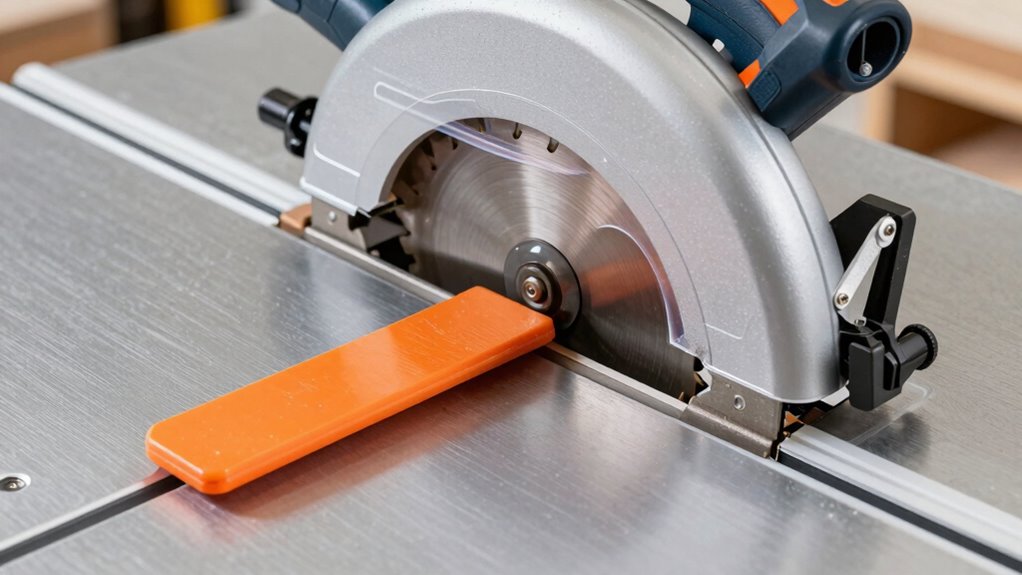 safety features for blade protection