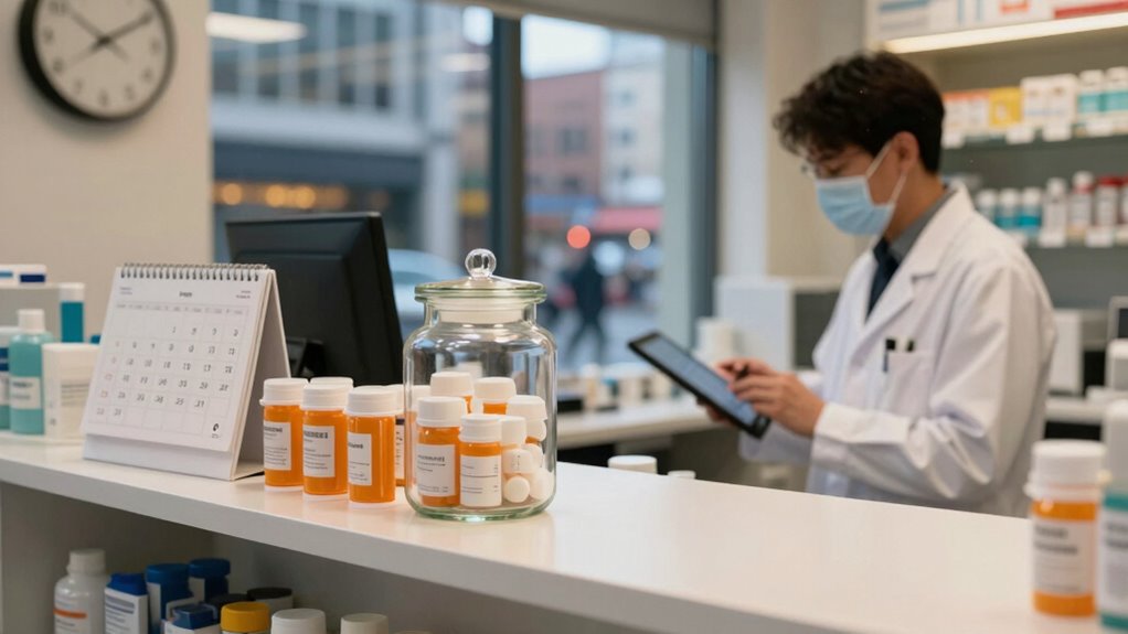 schedule pharmacy visits efficiently