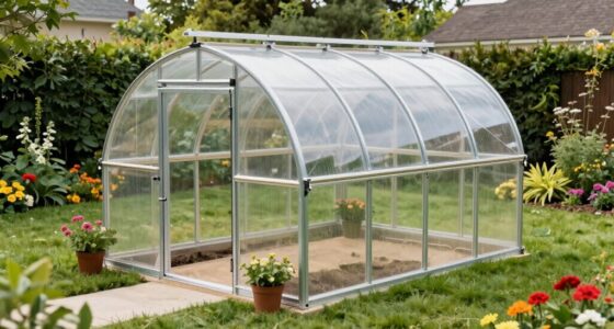 small backyard greenhouse planning