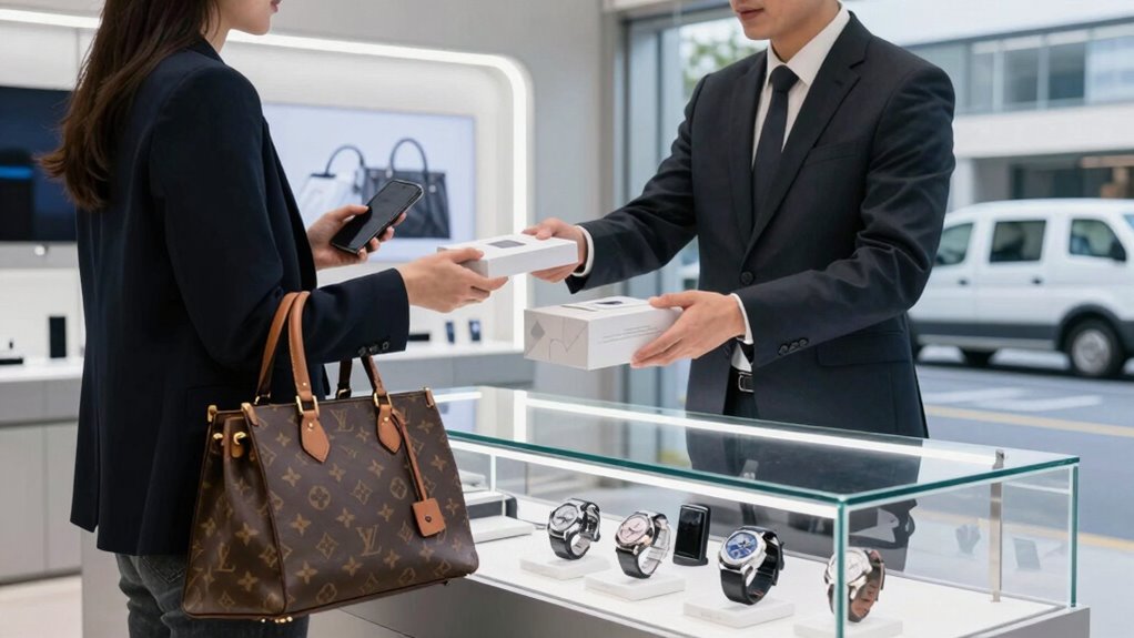 store pickup preferences for expensive items