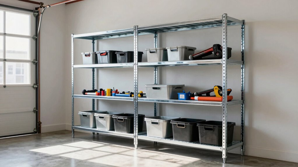 sturdy durable garage shelving