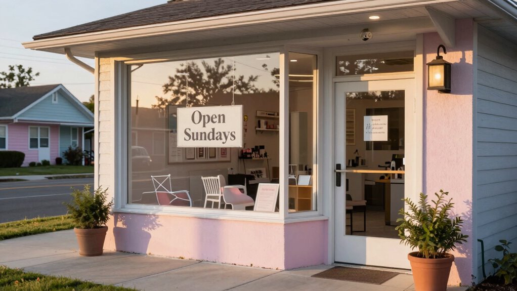 sunday nail salon hours