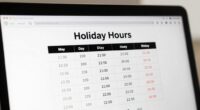 understanding store holiday schedules