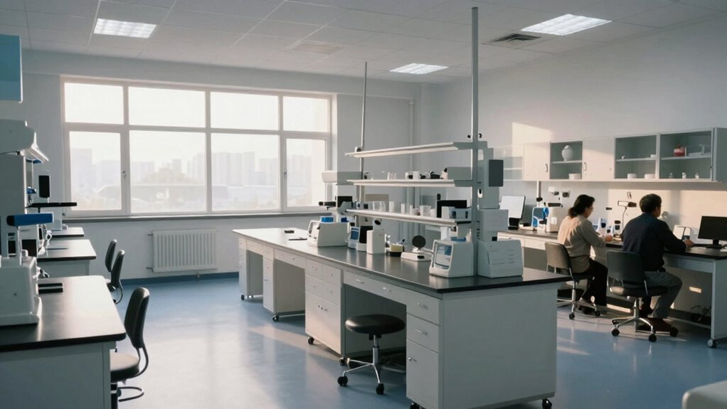 visit labs during off peak hours