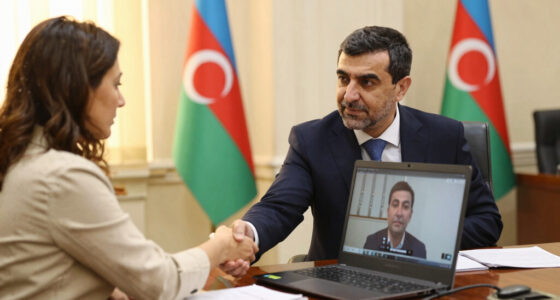 Speaker of Milli Majlis Sahiba Gafarova meets with Speaker of House of Representatives of Hashemite Kingdom of Jordan