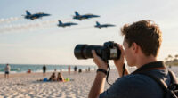 Blue Angels conducting review after jet flies over Florida beachgoers