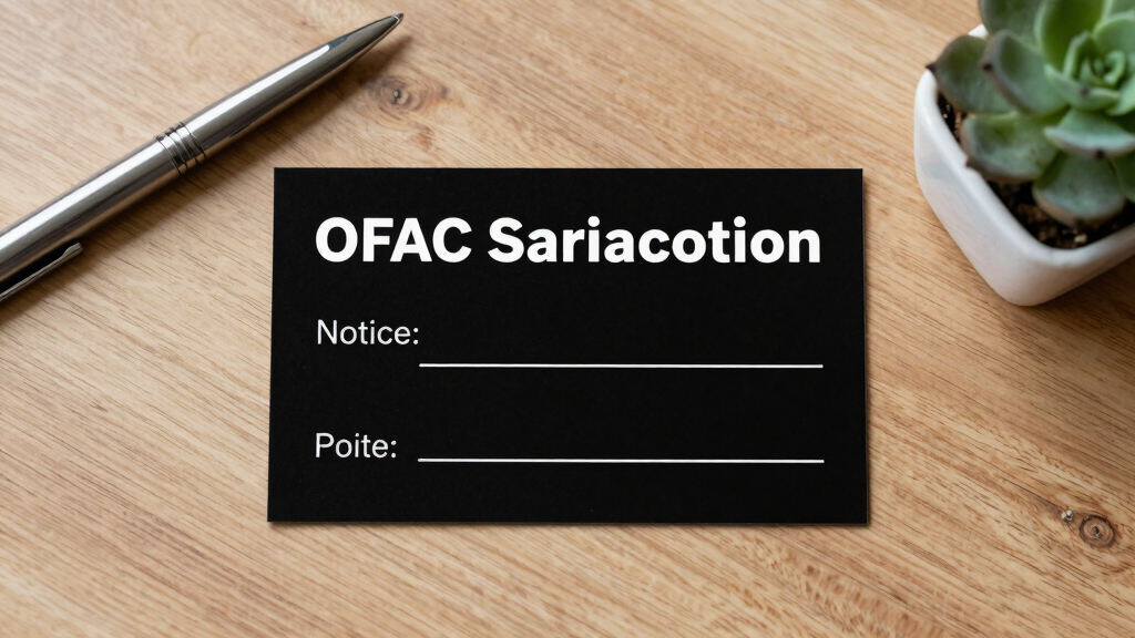 Notice Of OFAC Sanctions Action