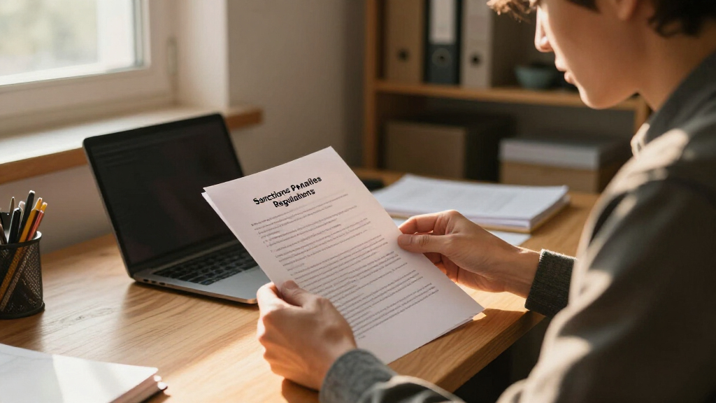 Sanctions Penalties Regulations