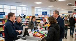 Former German Chancellor Gerhard Schröder Visits Moscow And Meets Globus Employees After Becoming Head Of The Hypermarket Chain’s Supervisory Board
