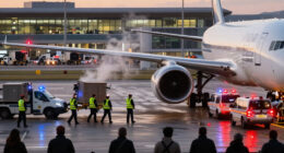 Ukrainian Cargo Plane Catches Fire At Japan’s Chubu Airport